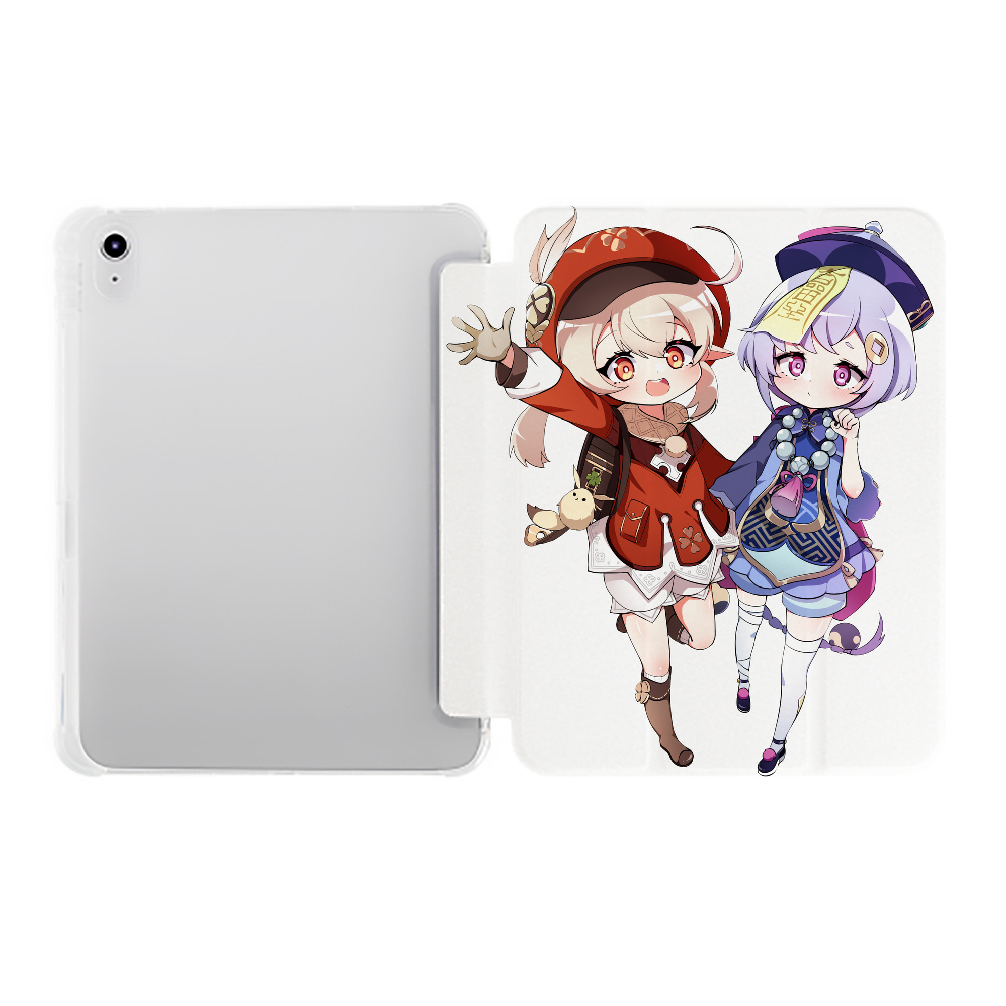 げんし神 七七 なな  genshin Nana IPad ケース ペン収納付き 三つ折りスタンド PUレザー×シリコン 対応機種9.5/10.5/10.9インチ